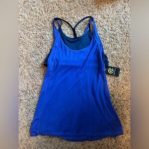 Champion tank with built in sports bra